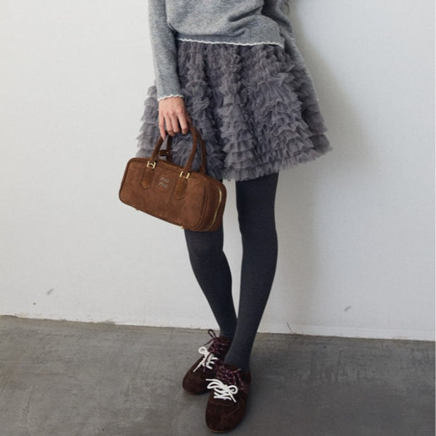 フリル チュールスカート ミニ丈 レディース ふわふわ ボリューム ショートスカート ウエストゴム 体型カバー 可愛い 大人ガーリー 韓国風 デートコーデ 秋冬 お出かけ トレンド ボトムス ID2221