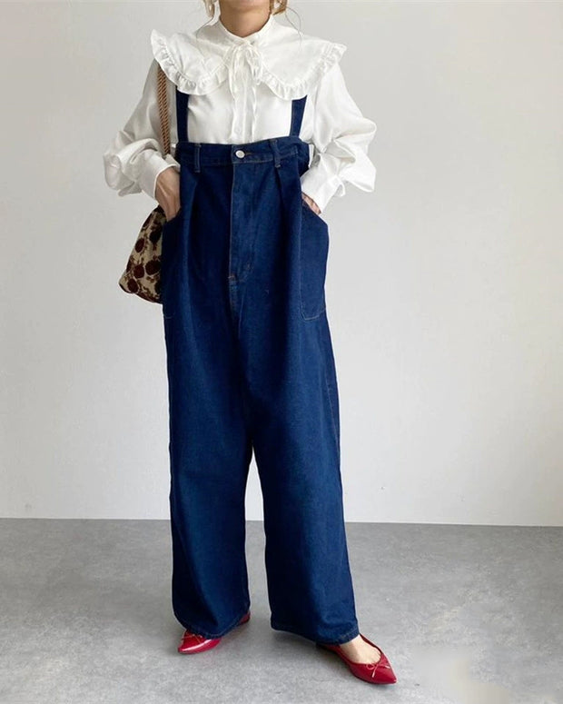 サロペット ゆったり スリム カジュアル パンツ オーバーオール ワーク パンツ ジャンプ スーツ レディース ID72