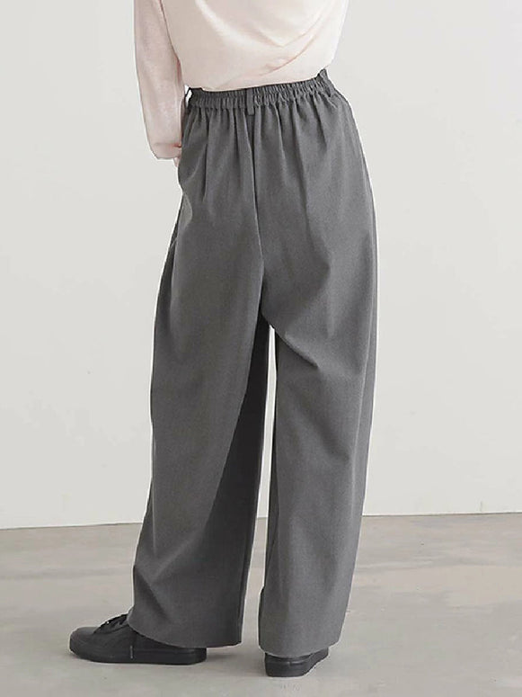 ストレートパンツ レディース ワイドパンツ ロング丈 ハイウエスト 無地 シンプル カジュアル 通勤 通学 OL ゆったり おしゃれ 体型カバー 春夏秋 定番 トレンド 上品 きれいめ 大人女子 ベーシック ファッション 楽ちん デイリーコーデ 着回し 大人可愛い ナチュラル ボトムス 長ズボン ID1615