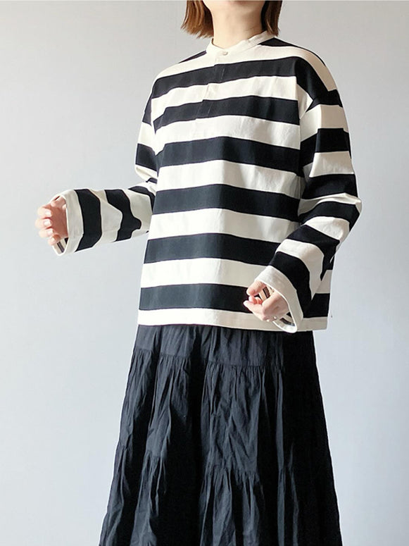 「今だけ特価」2点セット ストライプ Tシャツ + ギャザー スカート セットアップ レディース 2点セット カジュアル 春 秋 おしゃれ 可愛い きれいめ カジュアル 体型カバー ID1552