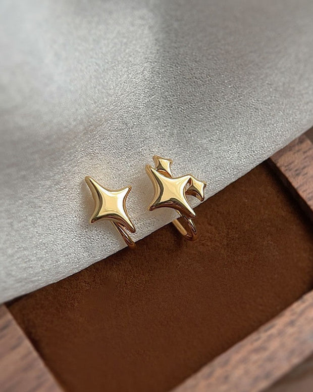 スター ピアス レディース メタル イヤリング シンプル おしゃれ 小ぶり ゴールド 上品 大人可愛い カジュアル デイリー アクセサリー ID1823