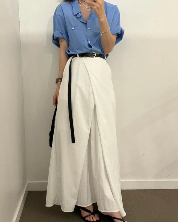 2024春尺寸已更新 韩国chic 设计感百搭半身裙长裙