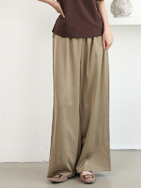 4色展開 ワイドパンツ レディース 春夏秋 ハイウエスト ストレートパンツ ゆったり 美脚効果 カジュアル おしゃれ 通勤 体型カバー 高見え ボトムス ID1332