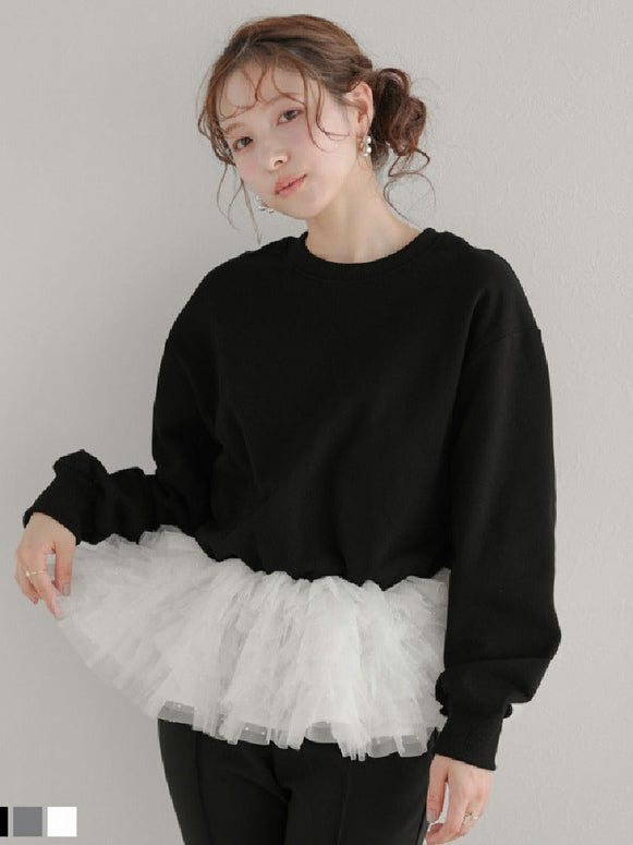 ゆったり 秋冬 メッシュ 拼接 パーカー インスタ 人気 甘い レディース トップス 上品 おしゃれ 快適 着心地 素材 シルエット トレンド デイリー カジュアル 大人 女性 フェミニン 透け感 軽量 ID2023