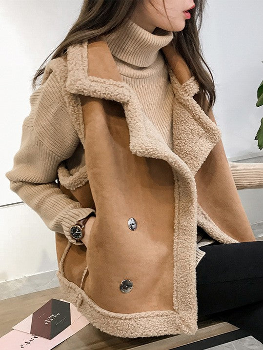 「今だけ特価」ボア ベスト レディース ファーベスト アウター ふわもこ あったか ゆったり カジュアル シンプル 秋冬 新作 ID2173