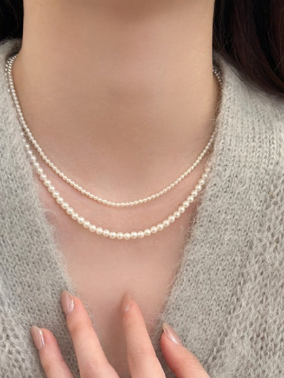 パール ネックレス レディース デザイン 上品 エレガント 通勤 お出かけ 入園式 卒業式 入学式 七五三 フォーマル アクセサリー ID1302