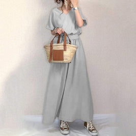 お見逃しなく！ ワンピース スリム見え エレガント 通勤スタイル ウエストマーク 無地 ロング丈 シンプル きれいめ系 フェミニン おしゃれ デイリーコーデ ID246