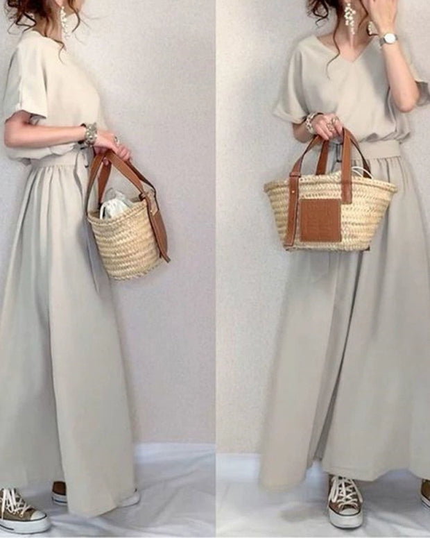 お見逃しなく！ ワンピース スリム見え エレガント 通勤スタイル ウエストマーク 無地 ロング丈 シンプル きれいめ系 フェミニン おしゃれ デイリーコーデ ID246