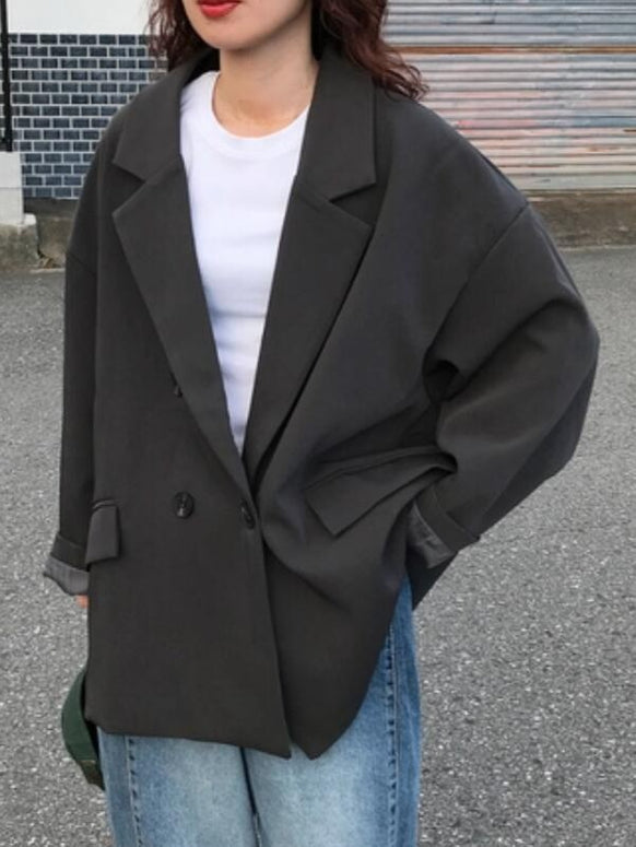 レディース ジャケット テーラードジャケット スーツアウター 長袖 ゆったり 体型カバー フォーマル カジュアル 通勤 面接 説明会 入学式 卒業式 入園式 卒園式 春秋新作 ID1317
