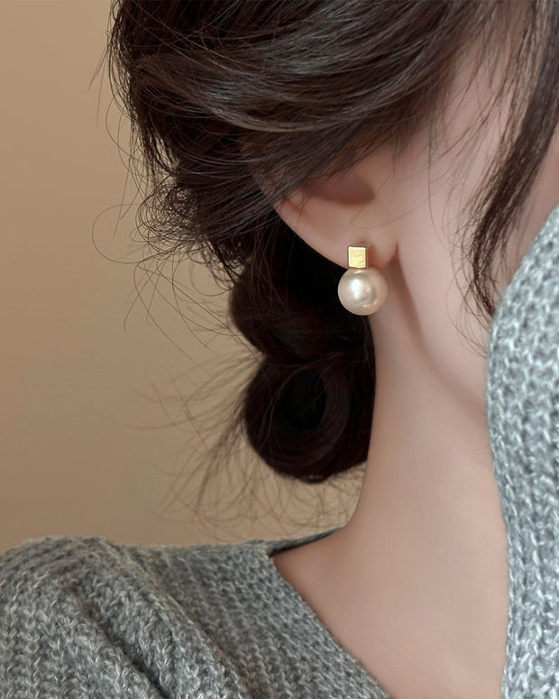 ビーズ 不規則形 シンプル レディース ピアス 韓国風 ミニ電球 シャンパンカラー イヤーピアス シンプル 高級感 エレガント レディース ジュエリー ID314