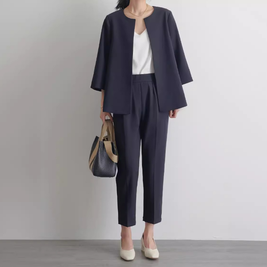 ID107 Set-up, school uniform, work wear, formal wear, hotel uniform, business, simple, sophisticated design, professional suit, formal, casual, dual-use, comfortable fit 