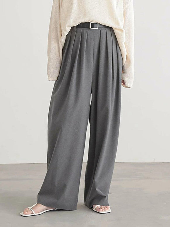 ストレートパンツ レディース ワイドパンツ ロング丈 ハイウエスト 無地 シンプル カジュアル 通勤 通学 OL ゆったり おしゃれ 体型カバー 春夏秋 定番 トレンド 上品 きれいめ 大人女子 ベーシック ファッション 楽ちん デイリーコーデ 着回し 大人可愛い ナチュラル ボトムス 長ズボン ID1615