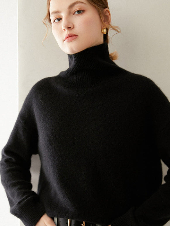 8色展開 タートルネック ニット レディース ハイネック セーター 無地 シンプル ゆったり 暖かい 柔らかい 体型カバー カジュアル 大人可愛い 秋冬 新作 ID1993