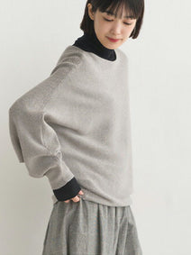 セットアップ レディース ニット セーター＋ワイドパンツ 2点セット ゆったり 体型カバー 秋冬 カジュアル シンプル 上品見え オフィス 通勤 おしゃれ 快適 ID1435