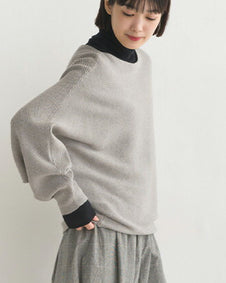 セットアップ レディース ニット セーター＋ワイドパンツ 2点セット ゆったり 体型カバー 秋冬 カジュアル シンプル 上品見え オフィス 通勤 おしゃれ 快適 ID1435