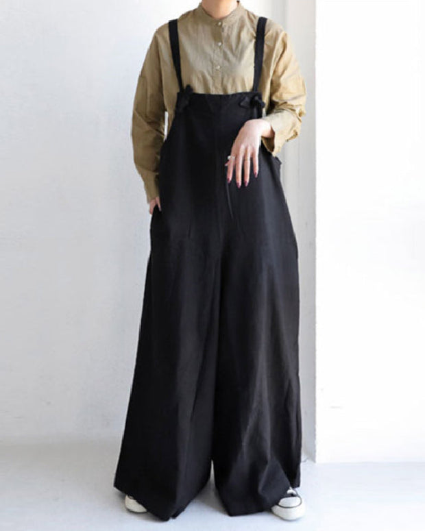 サロペット レディース ワイドパンツ ゆったり 体型カバー おしゃれ カジュアル オールインワン 春秋 夏 オフィス 通勤 学生 ID1592