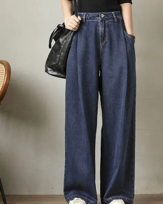 大きいサイズ レディース デニムパンツ ジーンズ デニム パンツ ワイドパンツ ジーパン チノパン 低身長 ワイドパンツ ボトム 体型カバー ゆったり ワイドデニム  ID1423