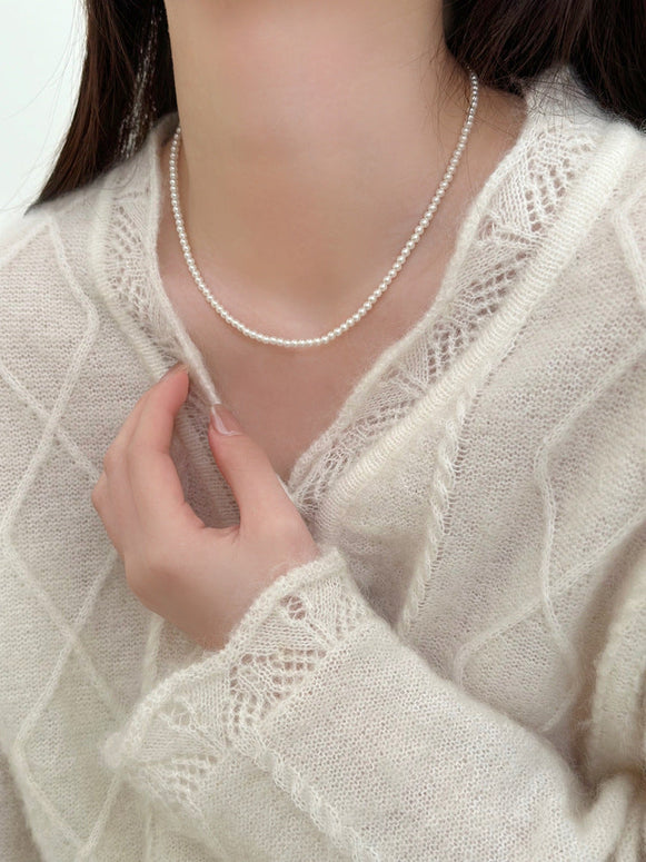 パール ネックレス レディース デザイン 上品 エレガント 通勤 お出かけ 入園式 卒業式 入学式 七五三 フォーマル アクセサリー ID1302