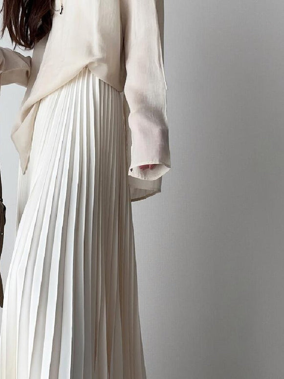 『唯一のプリーツ』着痩せ高見え ロング ボリューム 春 夏 秋 冬 大人 フレアスカート レディース ロング丈 演奏会 大きいサイズ ダンス ID1382