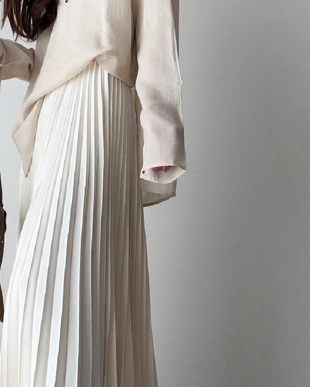 『唯一のプリーツ』着痩せ高見え ロング ボリューム 春 夏 秋 冬 大人 フレアスカート レディース ロング丈 演奏会 大きいサイズ ダンス ID1382