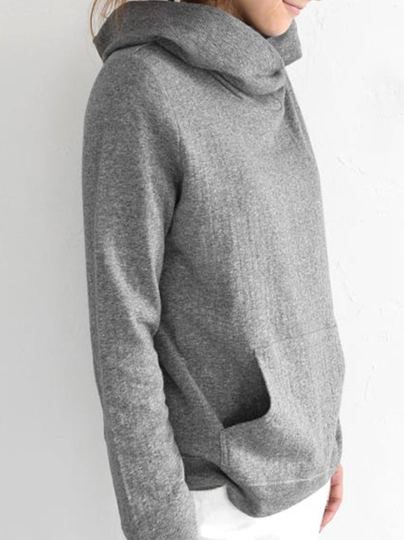 多色展開 合わせやすい パーカー プルオーバー レディース カジュアル ナチュラル トップス 大きいサイズ 春 秋 冬 ID1795